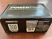 Hillman Power Fasteners Concrete Wedge Anchors 25pk 1/2"x5-1/2" Power Stud B229