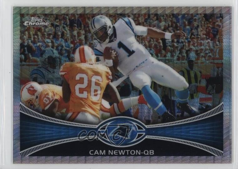 2012 Topps Chrome Prism Refractor /216 Cam Newton #20 1jw5