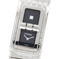 CHANEL Code Coco H5144 1P diamond black Dial Quartz Ladies Watch_922700