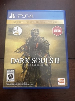 Dark Souls III: The Fire Fades Edition (Sony PlayStation 4, 2017) PS4 PS5