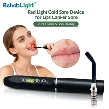Cold Sore Treatment for Lips,Canker Sore Fever Blist Red Light Therapy Devce US