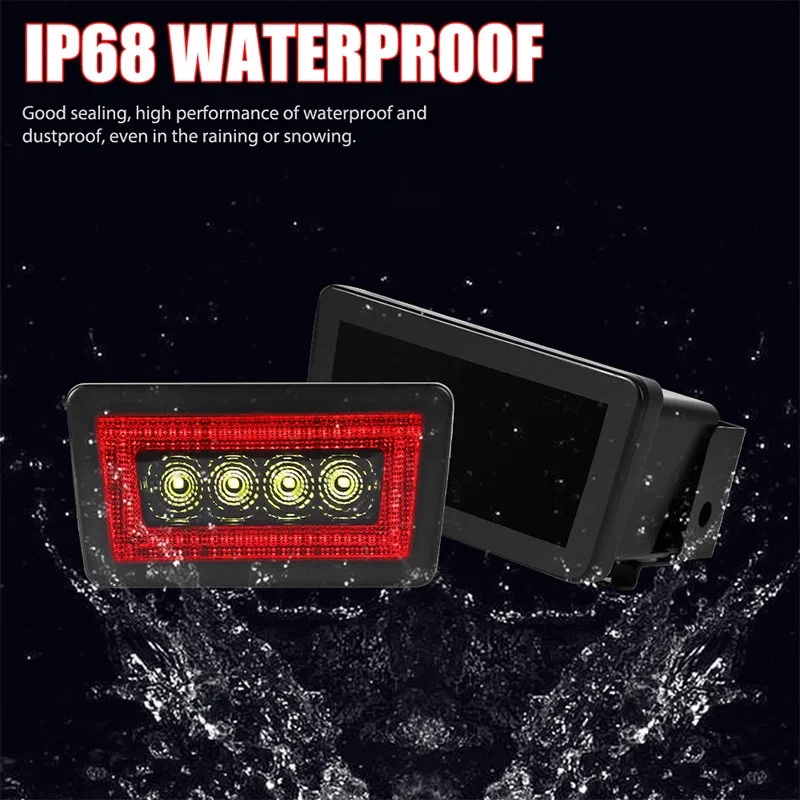 LED Rear 3rd Brake Reverse Light Fog Light For Subaru Impreza 2011~2016 WRX/STI - Imagem 3 de 4