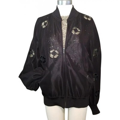 Spring/Summer 2018 18P Waterfall Camellia Cutouts Oversized Bomber Jacket 44