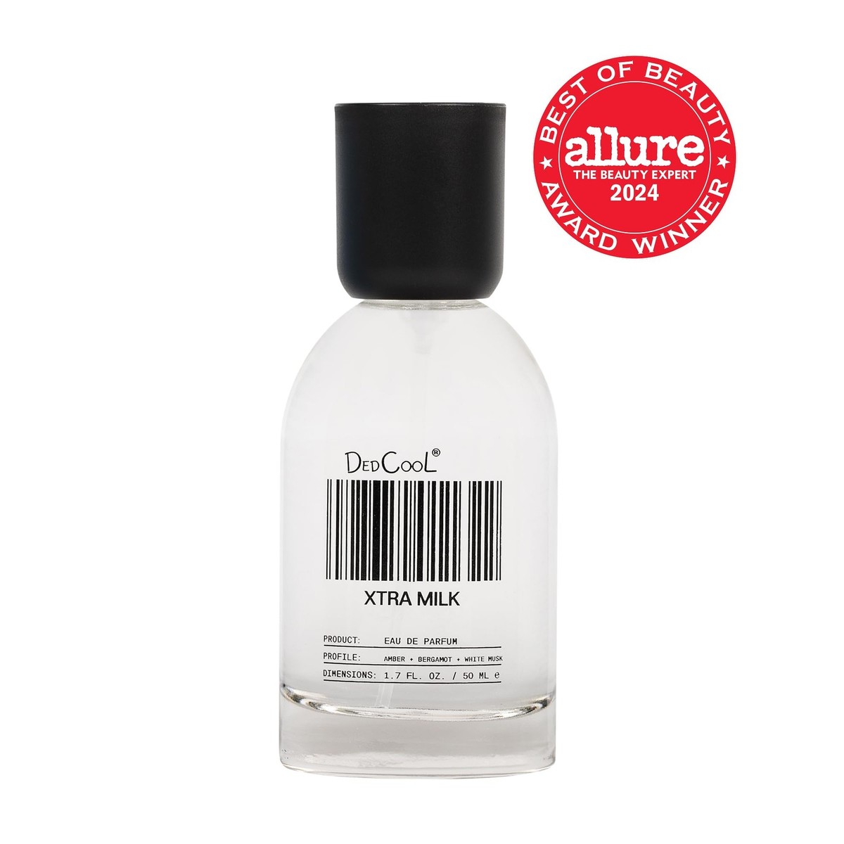 Eau de Parfum | Xtra Milk | Bergamot, White Musk & Amber | Clean