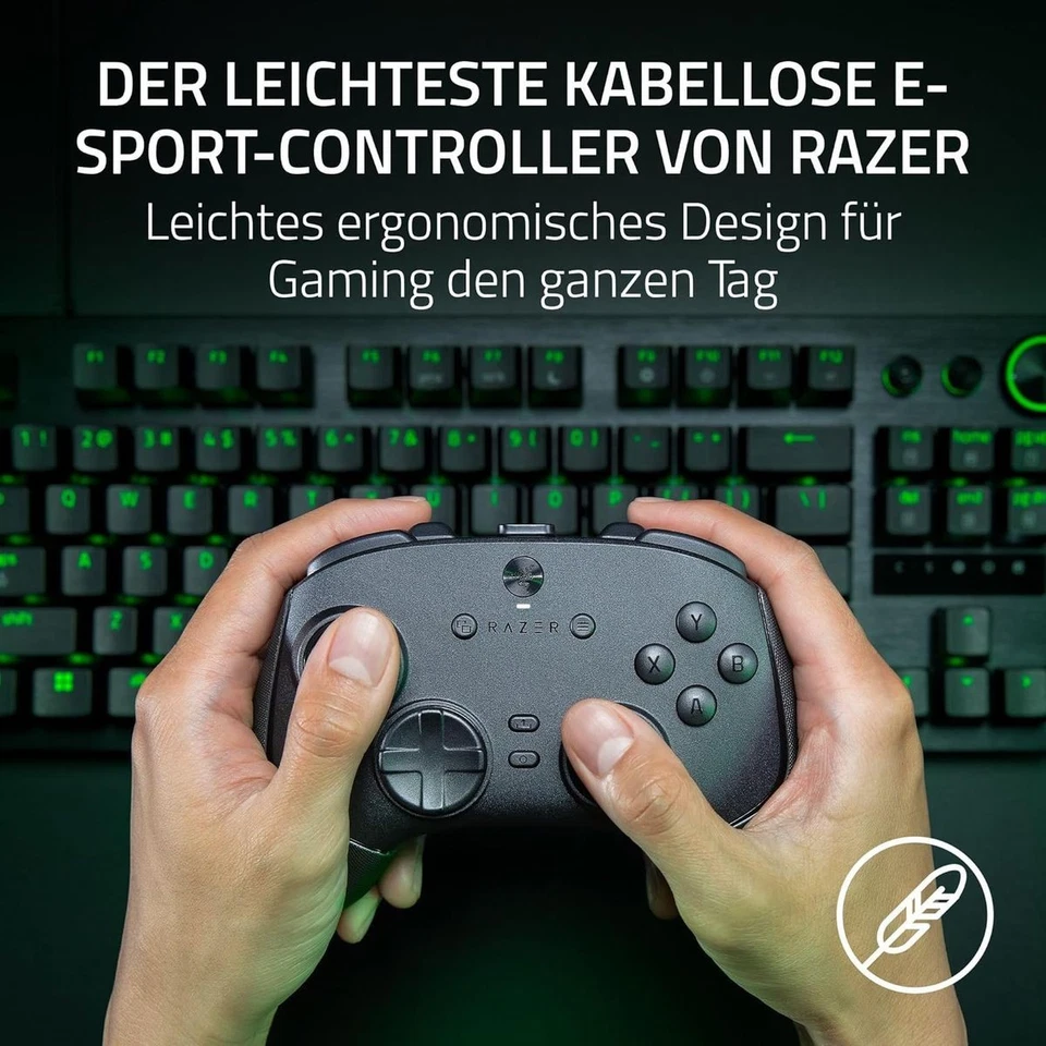 Razer Wolverine V3 Pro Kabellos 8000 Hz HyperPolling TMR Analogsticks 4 Mausklic - Immagine 4 di 4