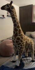 Large Giraffe Stuffed Animal Plush 24-36 in Brown Beige White Black Washable