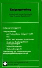 Einigungsvertrag. Sonderdruck aus der Buch Baden-Baden : Nomos-Verl.-Ges.,