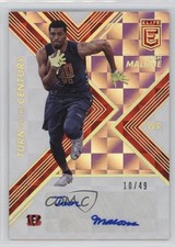 2017 Donruss Elite Turn of the Century Red 10/49 Josh Malone #TC-44 Auto 0q0