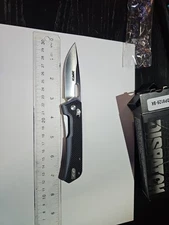 4.25"  Folding Knife with G10 Handle D2 Blade Axis Lock Pocket Knife with Clip