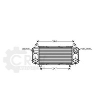 Ladeluftkühler für Audi A2 1.2 TDI Bj.01-05