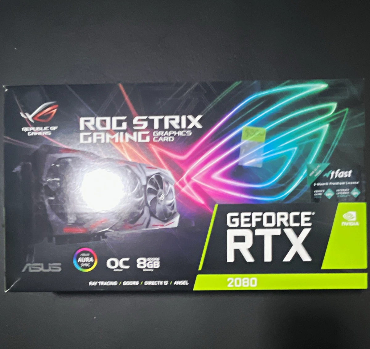 ASUS NVIDIA GeForce RTX 2080 NVIDIA Computer Graphics Cards for