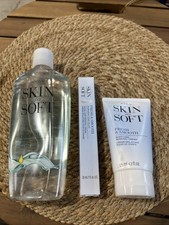 Avon SkinSoft Original Bath Oil 16.9 oz 3 Pack body FaciHair Removal Cream