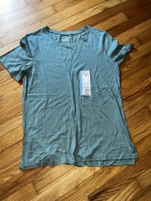 Members Mark Green Short Sleeves Crew Neck T-Shirt Women's Size L NWT