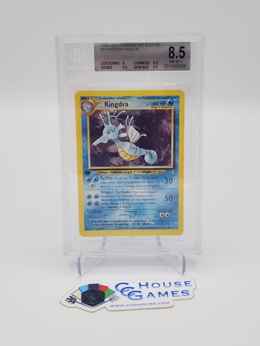 Kingdra (1st Edition) graded BGS 8.5 for sale on eBay