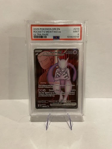 Team Rockets Mewtwo Ex 213 Destined Rivals Psa 9