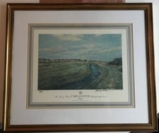 JAMES MCINTOSH PATRICK LITHOGRAPH HAND SIGNED LTD  BARRIE BURNCARNOUSTIE GOLF