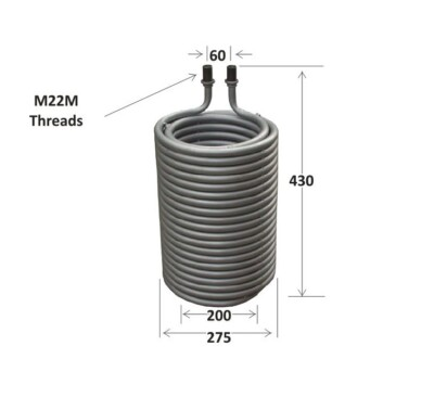 #ad Karcher Pressure Washer Steam Cleaner Boiler Heating Coil HDS 5 12 6 10 6 12 C $506.92
