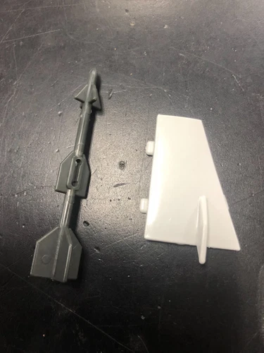 Vintage GI Joe Vehicle Parts LOT 1983 Skystiker Outboard Missile Engine Door