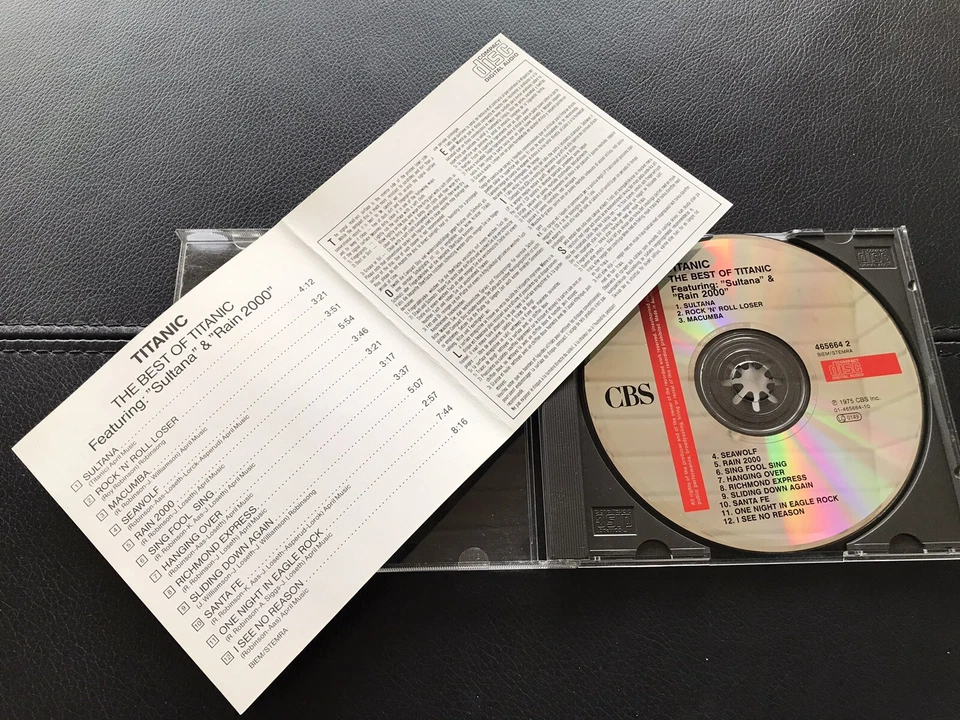 TITANIC - The Best Of , NORWAY CD 1989 , Progressive Rock , Funk, RARE - Bild 2 von 3