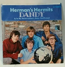 Herman's Hermits  DANDY (GREAT ROCK N ROLL 45/PS) #13603 PLAYS VG++ NO NOISE!