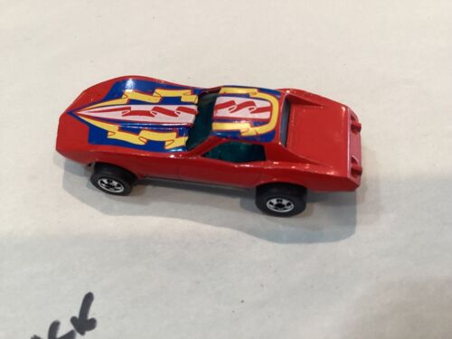 Vintage Hot Wheels red Corvette Stingray diecast car 1975 Hong Kong - Picture 3 of 5