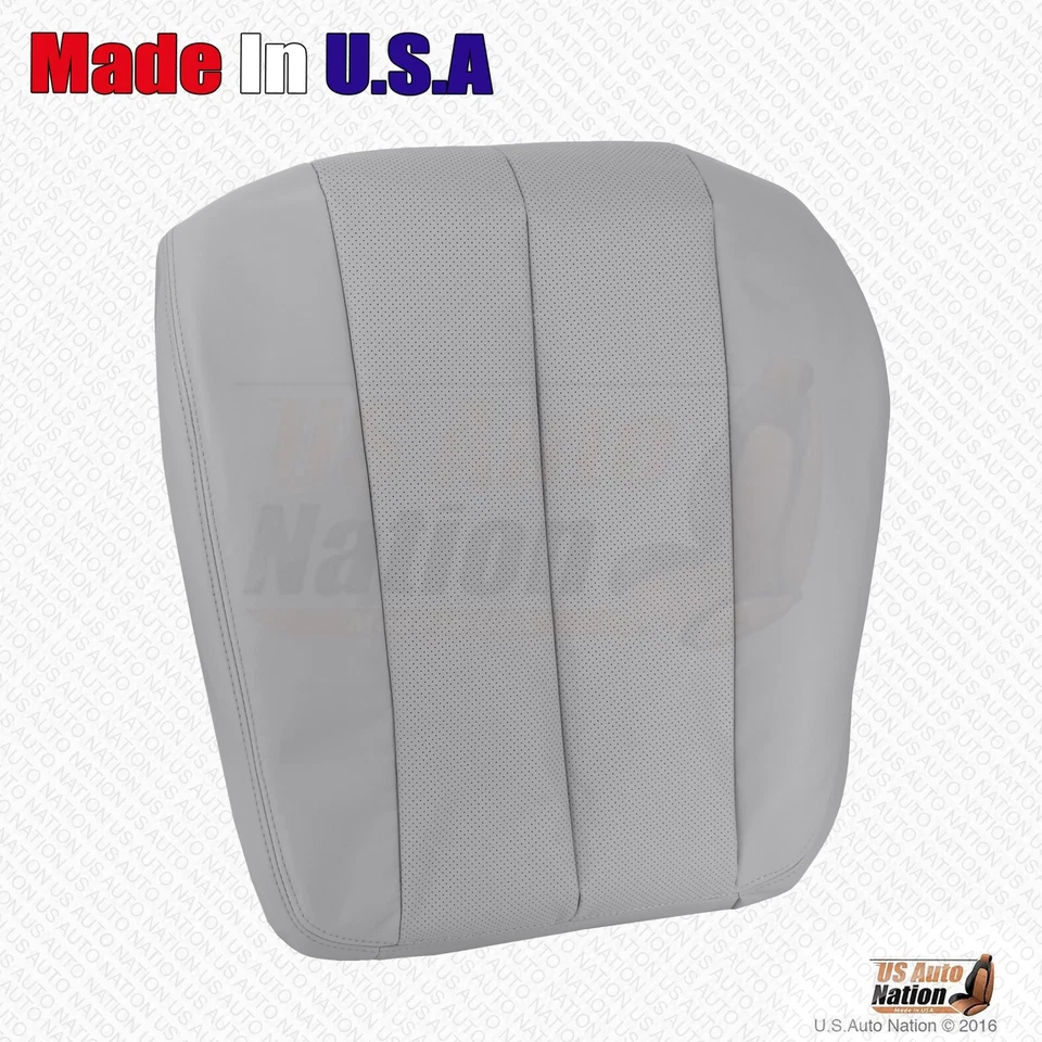 1990 - 1995 Mercedes Benz SL500 SL600 Driver-Passenger Bottom Leather Cover Gray - Image 3 of 4