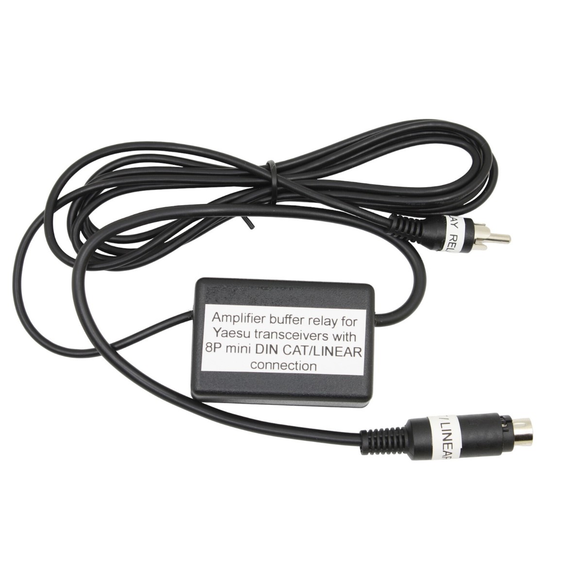 YAESU FT-708 ＆ NC-8A ＆YM-24A 8-Pin Mini DIN to RCA Male Connector Compatible with YAESU