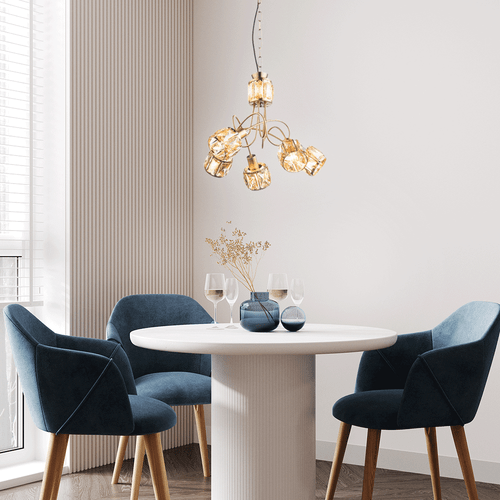 Lampada Pendente LED Mero 1 Spot Con Incl. LED Messingring Big.light - Foto 4 di 5