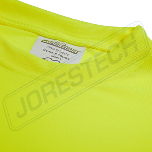 Hi Vis Camisetas de seguridad Secado rápido Trabajo Deportes Manga Corta JORESTECH - Imagen 7 de 9