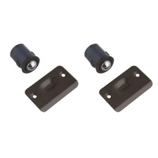 2-Pack Drive-in Ball Catch for Closet Doors with Dummy Knobs or Levers, Oil Rubb