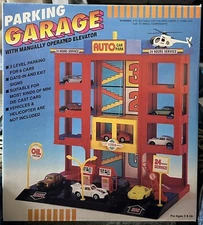 Vintage 70’s Sears Parking & Service Garage OPEN BOX COMPLETE - SEALED CONTENTS