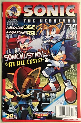 SONIC HEDGEHOG Comic Book Issue #247 May 2013 AT ALL COSTS PT 1 Bagged ...