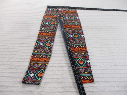 Halloween Girls Leggings Large 10 Black Pumpkin Ghost Polyester Bobbie Brooks - Picture 7 of 10