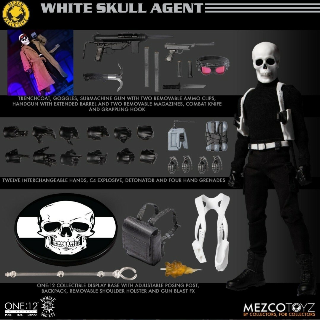 mezco メズコ　one12collective golden skull One:12 Collective House of The Golden Skulls: Gold Skull