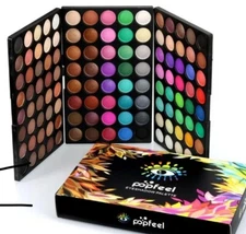 Tekdeals Popfeel 120 Matte Colors Eyeshadow Eye Shadow Palette Makeup Set Kit Pr
