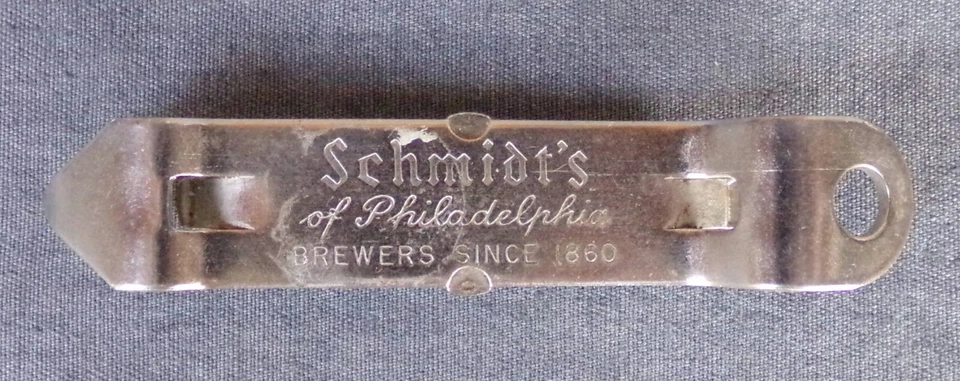 3 ceniceros de aluminio Schmidt's Of Philadelphia Light Beer de colección + abrebotellas Foto 4 de 4