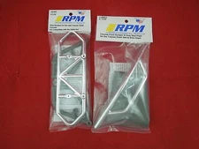 RPM TRAXXAS SLASH 2WD FRONT + REAR CHROME BUMPERS BUMPER 80953 81003 XL5 VXL 