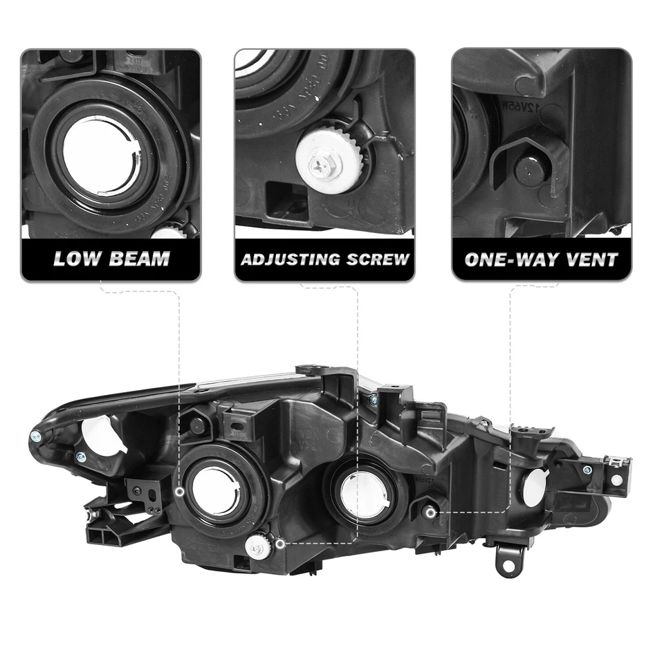 Conjunto de faros halógenos para Nissan Murano LE S SL SV 2009-2014 Foto 3 de 4