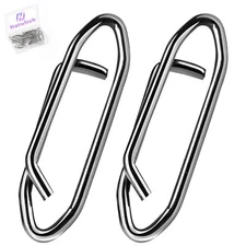 Power Fishing Clip - Topwater Speed Clips 50Pcs Stainless Steel Quick Change ...