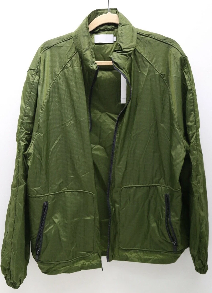 VINCE Hooded Windbreaker Jacket (PASTURE) Size L - NWT | eBay
