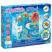 Aquabeads Ocean Splash Scene Craft Bead Kit Water-Activated Age layout tray 4+