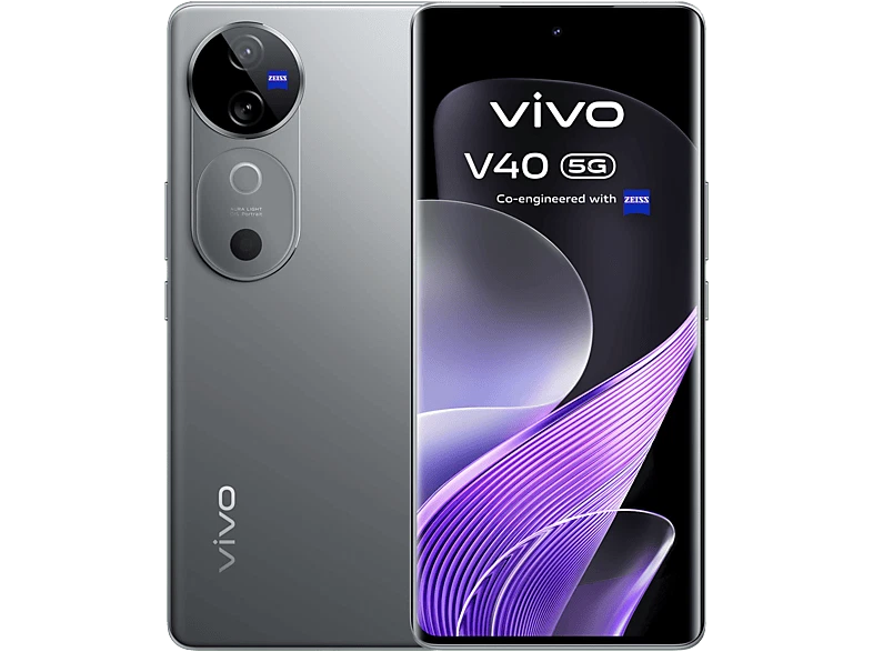 Móvil - vivo V40, Plata, 512 GB, 12 GB RAM, 6.78" AMOLED, Qualcomm Snapdragon® - Imagen 1 de 4