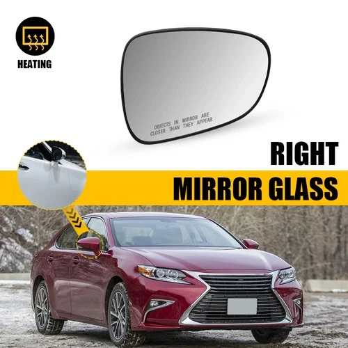 Right Side Heated Mirror Glass w/Backing For Lexus ES350 2013-2018 87961-76020