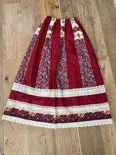 Vintage Floral Maxi Patchwork Prairie Skirt- Carefree Fashions, Arizona
