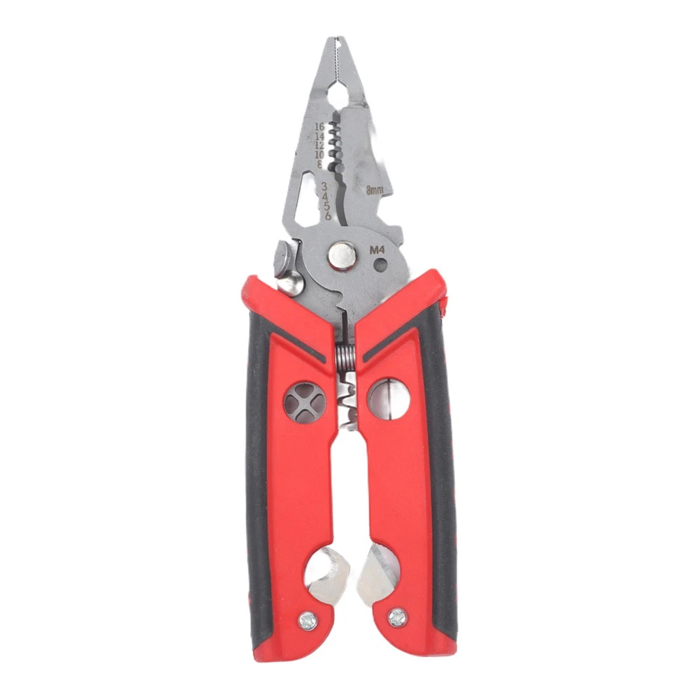 Multi Tool Wire Stripper Cutter Pliers 18 in 1 with Crimper and Wrench Features
