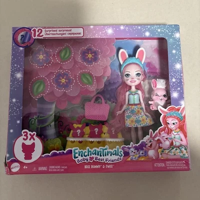 MATTEL Enchantimals Baby Best Friend Bree Bunny und Twist