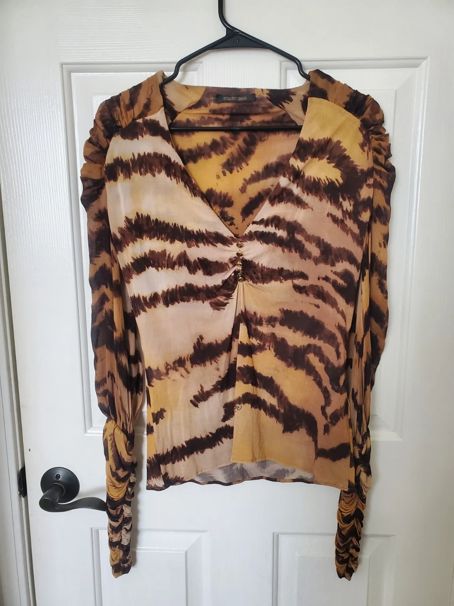 Roberto Cavalli Silk Tops for Women for sale | eBay