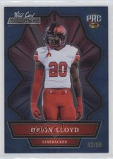 2021 Wild Card Alumination NIL Collegiate Edition Blue /99 Devin Lloyd 7fq