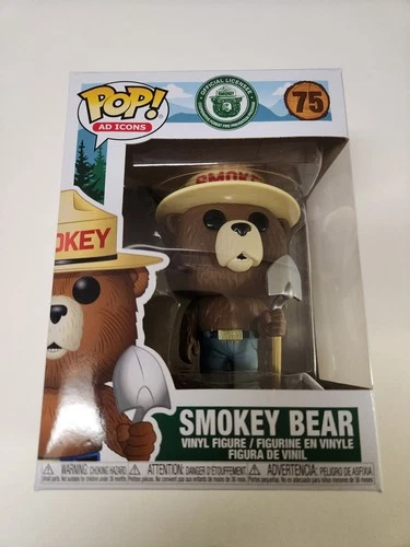 Funko Pop! Ad Icons: SMOKEY BEAR with Shovel #75 New