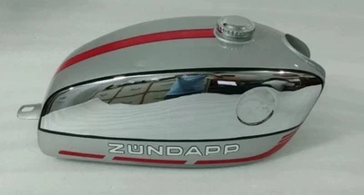 Zündapp KS 50 GTS C 50 KS 80 5-Speed Type 530/529 Chrome & Silver Gas Tank /FIT - Imagen 1 de 2